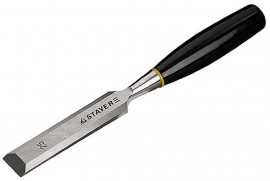 Стамеска STAYER «Standard» «Евро» плоская с пластмассовой ручкой, 25 мм - Стамеска STAYER «Standard» «Евро» плоская с пластмассовой ручкой, 25 мм