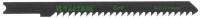 Полотна KRAFTOOL для эл/лобзика, Cr-V, по дереву, ДВП, ДСП, грубый рез, US-хвост., шаг 3мм, 75мм, 2шт