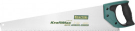 Ножовка KRAFTOOL «Expert» "KraftMax" "KraftMax", очень быстрый рез, крупный прямой закаленный зуб, 7/8 TPI, 550 мм - Ножовка KRAFTOOL «Expert» "KraftMax" "KraftMax", очень быстрый рез, крупный прямой закаленный зуб, 7/8 TPI, 550 мм