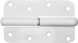 Петля накладная стальная "ПН-110", цвет белый, правая, 110мм - Петля накладная стальная "ПН-110", цвет белый, правая, 110мм