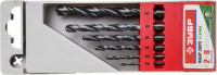 Набор ЗУБР Свёрла "МЕТ-ВП" по металлу парооксидированных, быстрорежущая сталь, 2, 3, 4, 5, 6, 8мм, 6шт