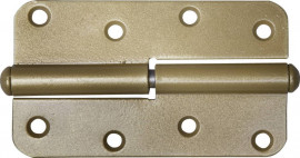Петля накладная стальная "ПН-110", цвет бронзовый металлик, правая, 110мм - Петля накладная стальная "ПН-110", цвет бронзовый металлик, правая, 110мм