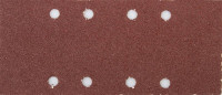Лист шлифовальный универсальный STAYER «Master» на зажимах, 8 отверстий по краю, для ПШМ, Р80, 93х230мм, 5шт