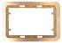 Панель СВЕТОЗАР «Гамма» накладная для двойных розеток, цвет золотой металлик, 1 гнездо - Панель СВЕТОЗАР «Гамма» накладная для двойных розеток, цвет золотой металлик, 1 гнездо