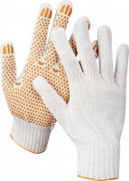 Перчатки STAYER «Master» трикотажные, 7 класс, х/б, с защитой от скольжения, L-XL, 10пар