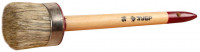 Кисть круглая ЗУБР "УНИВЕРСАЛ - МАСТЕР", светлая щетина, деревянная ручка, №16х55 мм