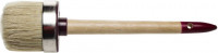Кисть круглая ЗУБР "УНИВЕРСАЛ - МАСТЕР", светлая щетина, деревянная ручка, №20х65 мм