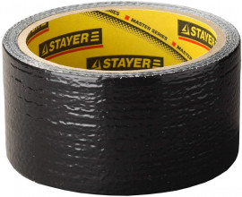Лента STAYER «Master» «Universal» клейкая,армированная, влагостойкая. 48мм х 10м, черный - Лента STAYER «Master» «Universal» клейкая,армированная, влагостойкая. 48мм х 10м, черный
