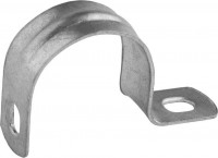 Скобы СВЕТОЗАР металлические для крепления металлорукава d=20 мм, однолапковые, 50шт