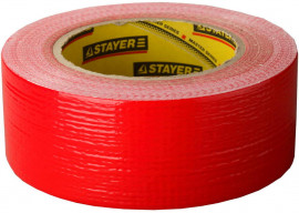 Лента STAYER «Master» «Universal» клейкая,армированная, влагостойкая. 48мм х 50м, красный - Лента STAYER «Master» «Universal» клейкая,армированная, влагостойкая. 48мм х 50м, красный