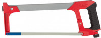 Ножовка по металлу ЗУБР МХ-450, металлическая обрезиненная ручка, натяжение 80 кг, 300 мм