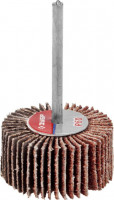 Круг шлифовальный ЗУБР «Мастер» веерный лепестковый, на шпильке, тип КЛО, зерно-электрокорунд нормальный, P60, 15х30мм