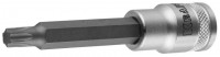 Торцовая бита-головка KRAFTOOL «Industrie Qualitat», удлиненная, материал S2, TORX, сатинированная, 1/2", Т45