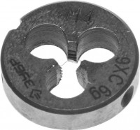 Плашка ЗУБР «Мастер» круглая ручная для нарезания метрической резьбы, М4 x 0,7