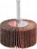 Круг шлифовальный ЗУБР «Мастер» веерный лепестковый, на шпильке, тип КЛО, зерно-электрокорунд нормальный, P60, 30х60мм