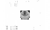 Заглушка ЗУБР «Эксперт», никелированная латунь, 6-ти гранная головка, внутренняя резьба, 1/2"