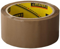 Лента STAYER «Master» клеящая, коричневая, толщина 45 мк, 48мм х 60м