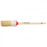Кисть круглая №20 (65 мм), натуральная щетина, деревянная ручка MATRIX