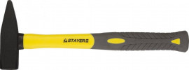 Молоток STAYER «Profi» слесарный кованый с двухкомпонентной фиберглассовой ручкой, 0,8кг - Молоток STAYER «Profi» слесарный кованый с двухкомпонентной фиберглассовой ручкой, 0,8кг