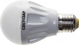 Лампа СВЕТОЗАР светодиодная "LED technology", цоколь E27(«Стандарт»), теплый белый свет (2700К), 220В, 6Вт (50) - Лампа СВЕТОЗАР светодиодная "LED technology", цоколь E27(«Стандарт»), теплый белый свет (2700К), 220В, 6Вт (50)