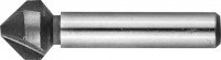 Сверло зенкерное конусное с 3-я реж. кромками, сталь P6M5, d 16,5х60мм, цилиндрич.хв. d 10мм, для раззенковки М8