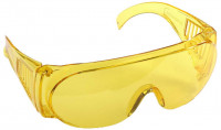 Очки STAYER «Standard» защитные, поликарбонатная монолинза с боковой вентиляцией, желтые