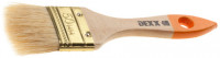 Кисть флейцевая DEXX "ПРАКТИК" , деревянная ручка, натуральная щетина, индивидуальная упаковка, 50мм