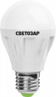 Лампа СВЕТОЗАР светодиодная "LED technology", цоколь E27(«Стандарт»), яркий белый свет (4000К), 220В, 6Вт (50)