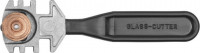 Стеклорез ЗУБР «Эксперт» роликовый, 3 режущих элемента, с пластмассовой ручкой