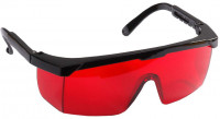 Очки STAYER защитные с регулируемыми по длине дужками, поликарбонатные красные линзы с оправой