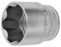 Торцовая головка KRAFTOOL «Industrie Qualitat», Cr-V, SUPER-LOCK, хромосатинированная, 1/2", 32 мм
