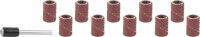 Цилиндр STAYER шлифовальный абразивный, с оправкой, d 6,25мм, Р80/120, 10шт