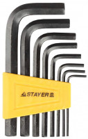 Набор STAYER Ключи «Standard» имбусовые, 2 - 10 мм, 8 шт