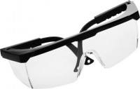 Очки STAYER защитные с регулируемыми по длине дужками, поликарбонатные прозрачные линзы с оправой