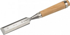 Стамеска-долото ЗУБР «Эксперт» с деревянной ручкой, хромованадиевая, 32 мм - Стамеска-долото ЗУБР «Эксперт» с деревянной ручкой, хромованадиевая, 32 мм