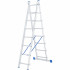Лестница, 2 х 8 ступеней, алюминиевая, двухсекционная СИБРТЕХ Pоссия - Лестница, 2 х 8 ступеней, алюминиевая, двухсекционная СИБРТЕХ Pоссия