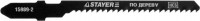 Полотна STAYER «Profi» для эл/лобзика, HCS, по дереву, ДСП, фигур. рез, EU-хвост., шаг 2мм, 50мм, 2шт