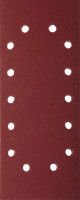Лист шлифовальный ЗУБР «Мастер» универсальный на зажимах, 14 отверстий по периметру, для ПШМ, Р100, 115х280мм, 5шт