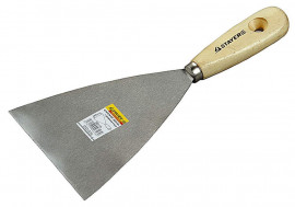 Шпательная лопатка STAYER «Master» c деревянной ручкой, 120 мм - Шпательная лопатка STAYER «Master» c деревянной ручкой, 120 мм