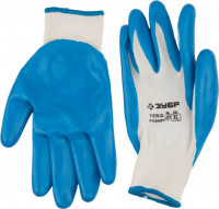 Перчатки ЗУБР «Мастер» маслостойкие для точных работ, с нитриловым покрытием, размер XL (10)