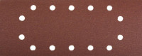 Лист шлифовальный ЗУБР «Мастер» универсальный на зажимах, 14 отверстий по периметру, для ПШМ, Р180, 115х280мм, 5шт