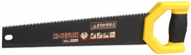 Ножовка STAYER «Master» HI-TEFLON двухсторонняя, 2-комп. ручка закален.зуб 3.5/2 мм, 350 мм - Ножовка STAYER «Master» HI-TEFLON двухсторонняя, 2-комп. ручка закален.зуб 3.5/2 мм, 350 мм