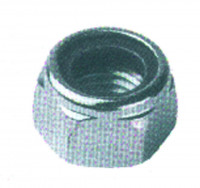 Гайка ЗУБР шестигранная DIN 985 самостопорящаяся, с нейлоновым кольцом, класс прочности 8, оцинкованная, M6, ТФ0, 12000
