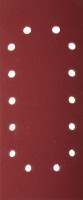 Лист шлифовальный ЗУБР «Мастер» универсальный на зажимах, 14 отверстий по периметру, для ПШМ, Р320, 115х280мм, 5шт