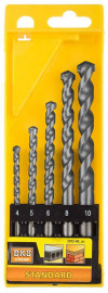 Набор STAYER Сверла «Standard» по бетону, 4, 5, 6, 8, 10мм, 5шт - Набор STAYER Сверла «Standard» по бетону, 4, 5, 6, 8, 10мм, 5шт