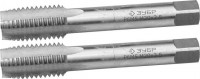 Метчики ЗУБР «Эксперт» машинно-ручные, комплектные для нарезания метрической резьбы в сквозных отверстиях, М20х2,5, 2шт