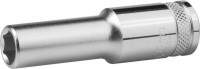 Торцовая головка KRAFTOOL «Industrie Qualitat», удлиненная, Cr-V, FLANK, хромосатинированная, 1/2", 10 мм