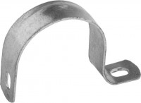 Скобы СВЕТОЗАР металлические для крепления металлорукава d=25 мм, однолапковые, 50шт