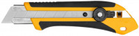 Нож OLFA с выдвижным лезвием, двухкомпонентный корпус, трещоточный фиксатор, 25 мм
