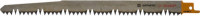 Полотно ЗУБР «Эксперт» S1531L к саб эл.ножов Cr-V,спец закал зуб,быстр. грубый рез,тв. и мягк. дерев, 210/5-6,5мм